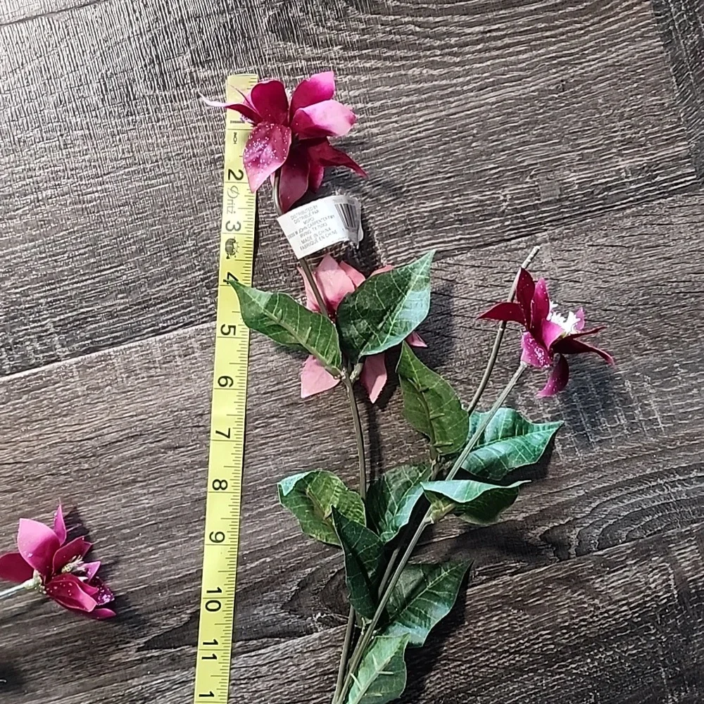 7 Mauve floral Stems